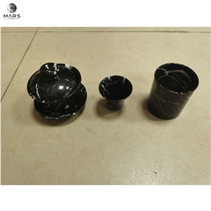 White Onyx Tea Cup Marble Tea Saucer Table Top Decoration
