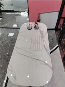 Artificial Marble Table Top, Graphene Heating Table