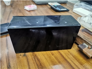 BLACK CRYSTALLIZED GLASS STONE SLAB