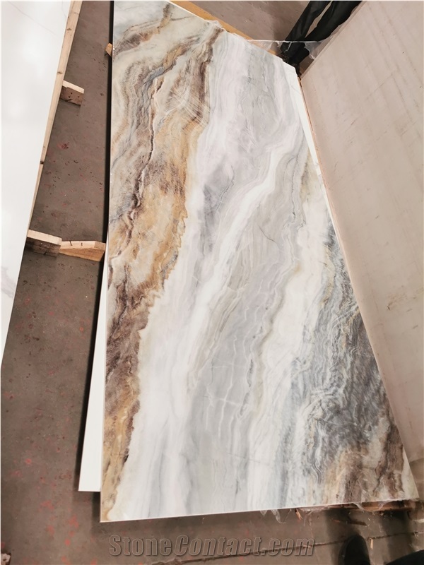 Nano Glass Panel,3D Digital Printing Marble Look Slab