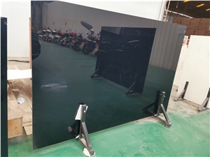 Pure Black Microstallized Glass Stone