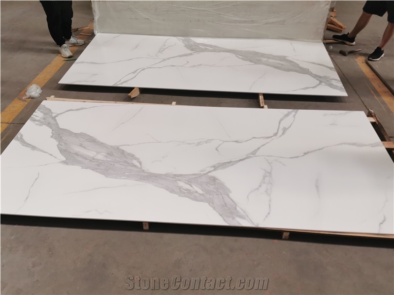 White Calacutta Crystallized Stone
