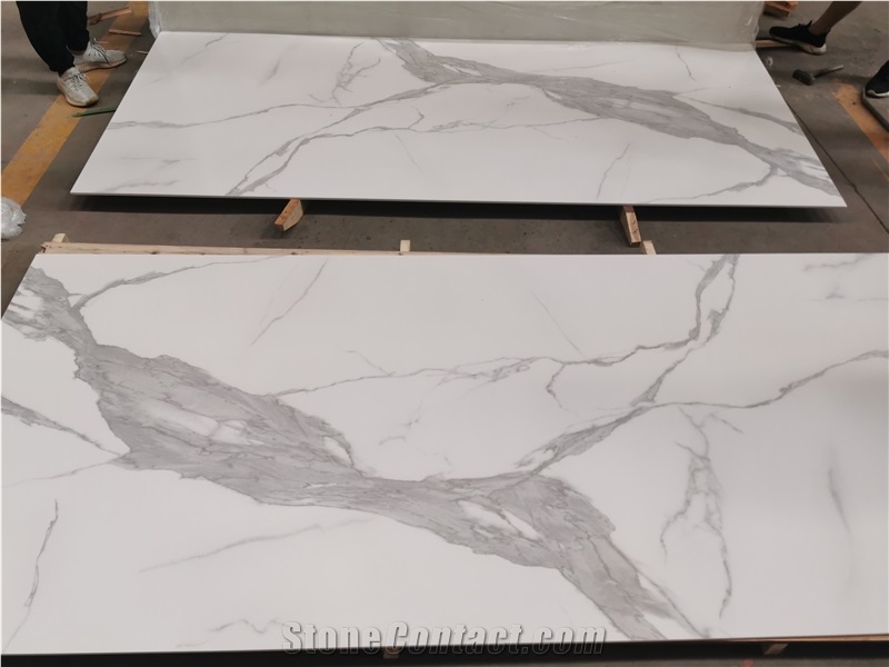 White Calacutta Crystallized Stone