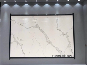 Artificial Calacatta Sintered Stone Bath Vanity Top
