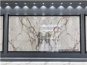 Artificial Calacatta Sintered Stone Bath Vanity Top