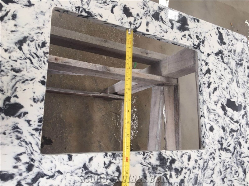 Artificial  White Quartz Solid Surface Bath Top