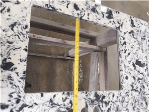 Artificial  White Quartz Solid Surface Bath Top