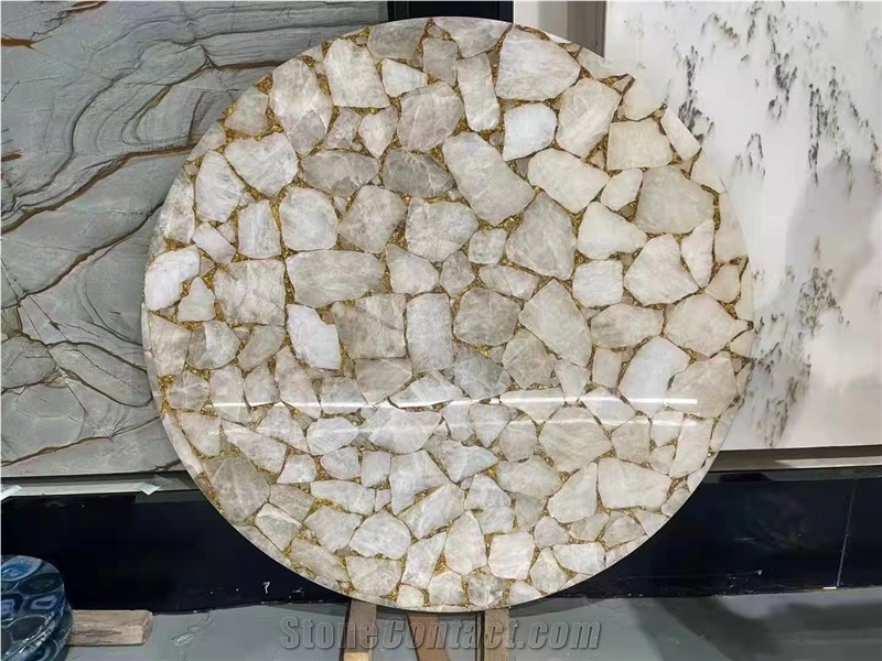 Black Agate Semiprecious Stone Slab Gemstone Wall Panel