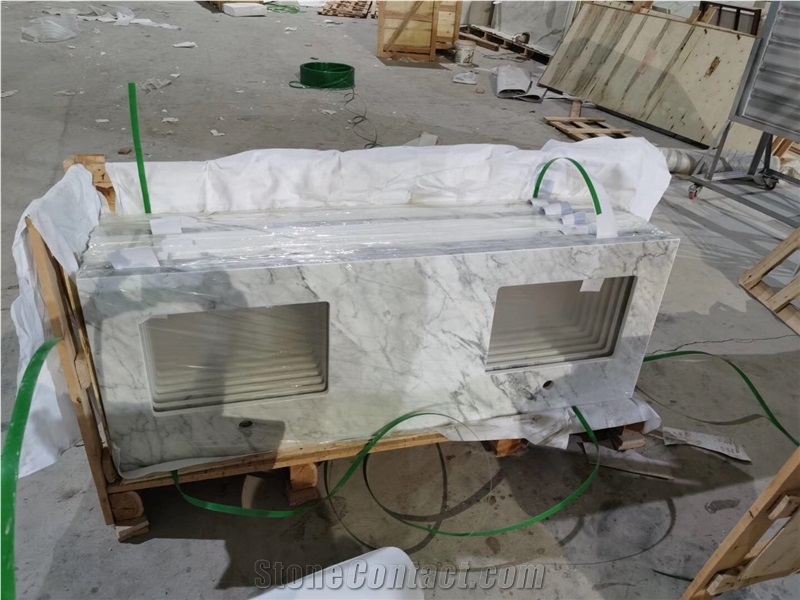 Nano Glass Artificial Stone Bathroom Vanity Tops
