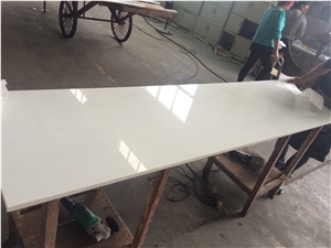 Nano Glass Stone,Pure White Crystallized Marble Slab