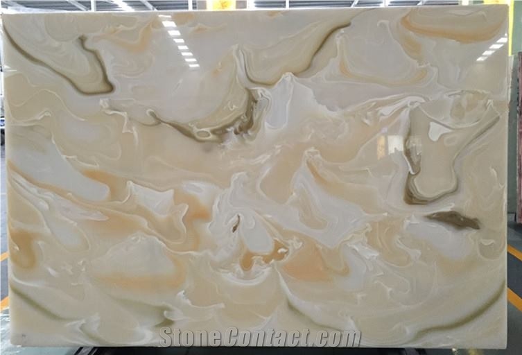 Popular High Quality Artificial Onyx Man Made Slab Panels