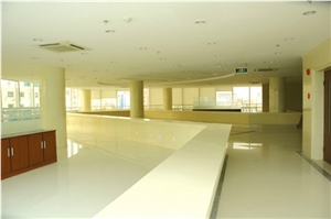 Super White Nano Glass Artificial Stone Project