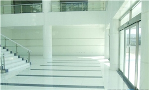 Super White Nano Glass Artificial Stone Project