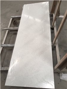 White Quartz Artificial Stone Countertops Kitchen Top