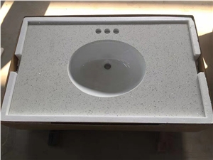 White Quartz Bathroom Vanity Tops Artificial Stone Bath Top White Quartz Bathroom Vanity Tops Artificial Stone Bath Top