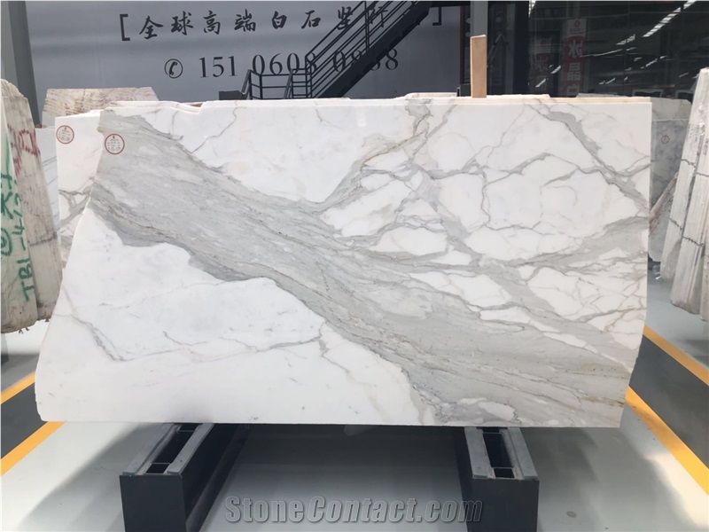 Best Choice Calacatta Gold Marble Kitchen Floor Tile
