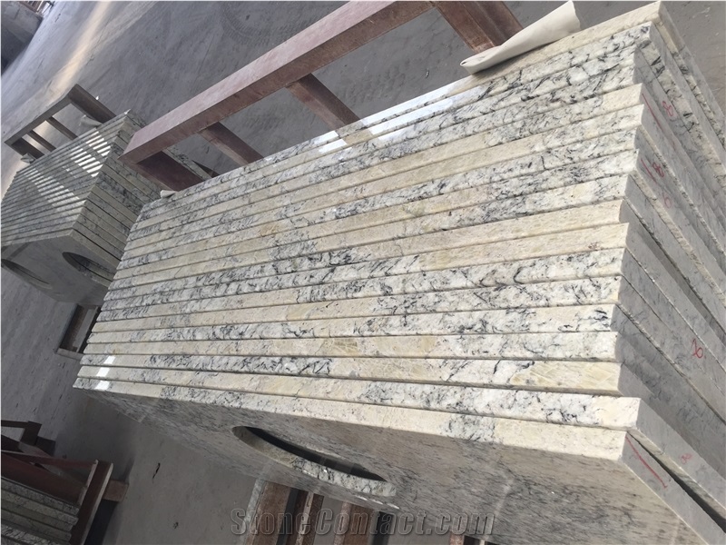 Blue Ice Polished High Quality Granite Vanity Top For Hotel
