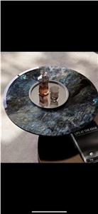 Blue Labradorite Granite Polished Slab Tile
