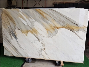 Calacatta Oro Marble Slabs Italy Gold Marble Tile