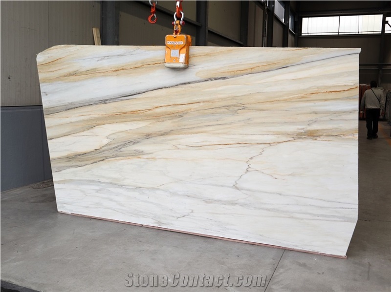 Calacatta Oro Marble Slabs Italy Gold Marble Tile