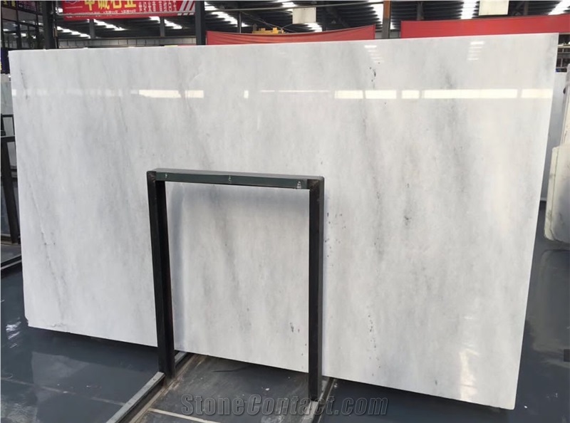 China Popular Guangxi White Marble Slab Wall Tile