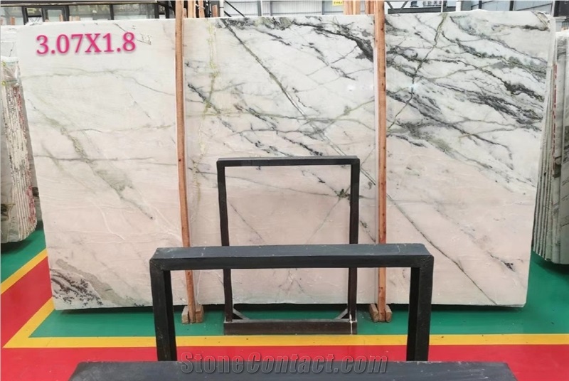 Clivia Green Marble Polished Marble Slab Floor Tile