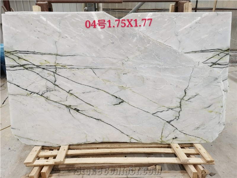 Clivia Green Marble Polished Marble Slab Floor Tile