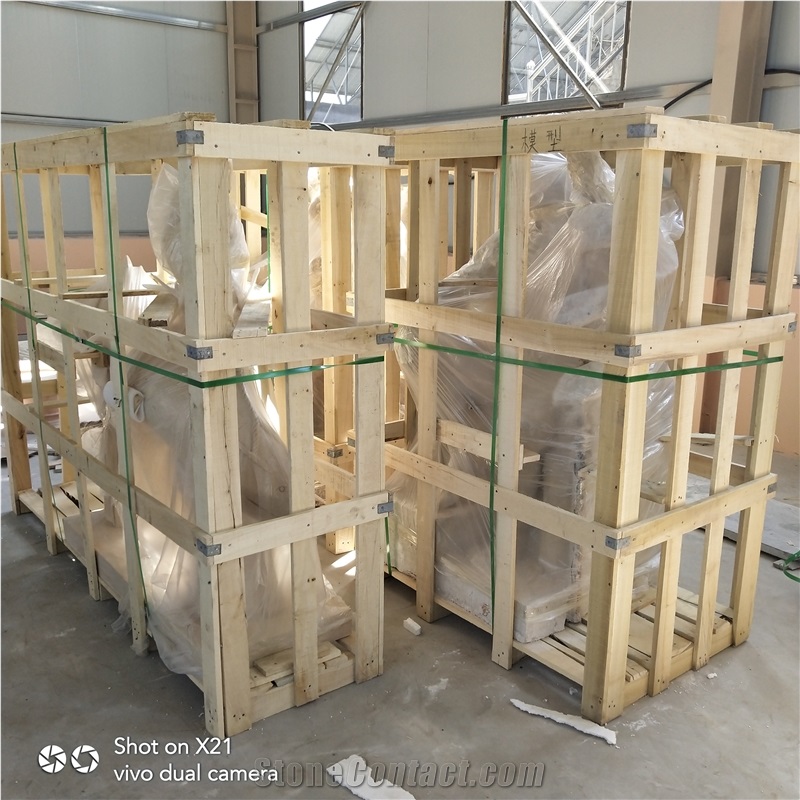 Customized Design Brown Marble Human Sculpture