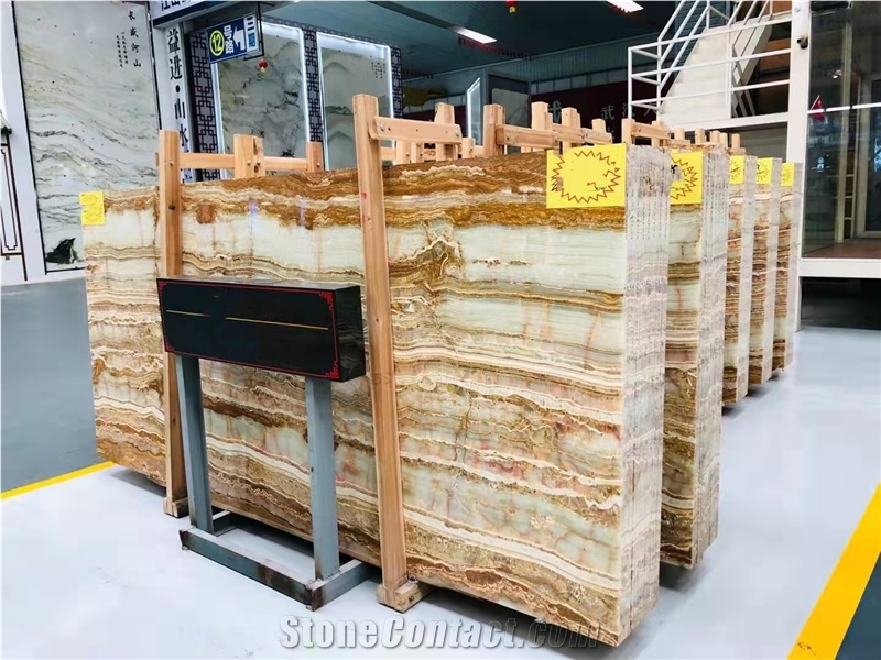 Green Jade Onyx Luxury Polished Slab Tile