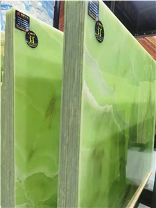 Green Onyx Slab Jade Luxury Polished Slab Tile