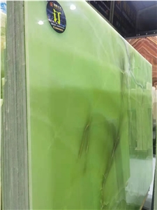 Green Onyx Slab Jade Luxury Polished Slab Tile