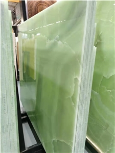 Green Onyx Slab Jade Luxury Polished Slab Tile