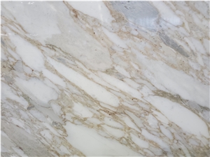 Italy Calacatta Gold Marble White Marble Slab Tile