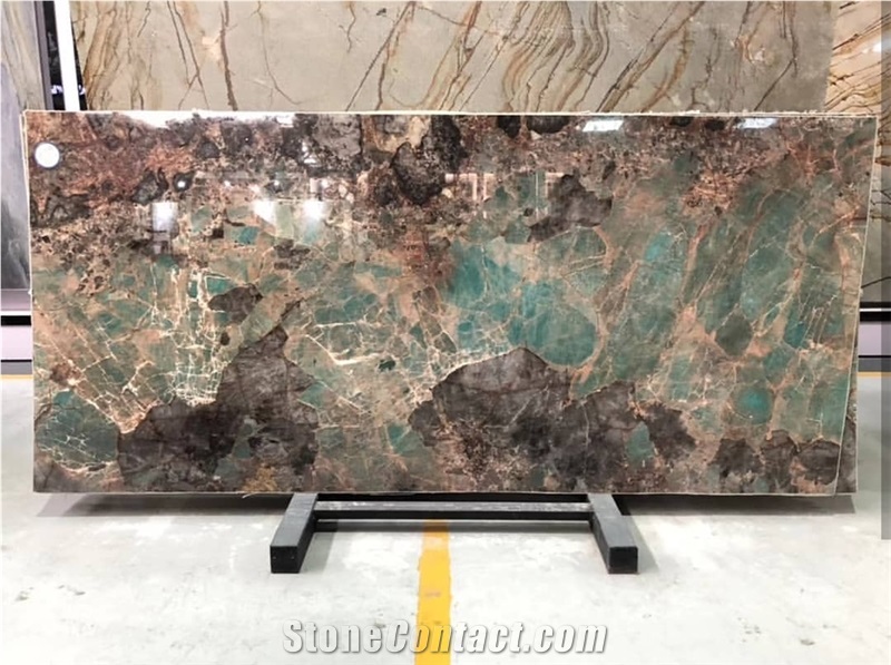 Luxury Stone Amazon Green Quartzite Slab Tile Luxury Home