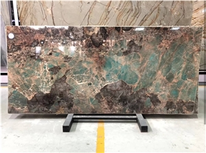 Luxury Stone Amazon Green Quartzite Slab Tile Luxury Home
