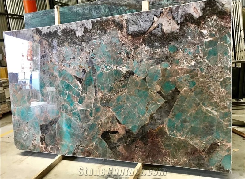Luxury Stone Amazon Green Quartzite Slab Tile Luxury Home