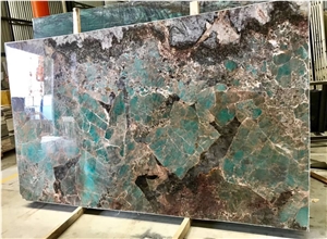 Luxury Stone Amazon Green Quartzite Slab Tile Luxury Home