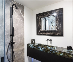 Madagascar Blue Labradorite Granite Slabs