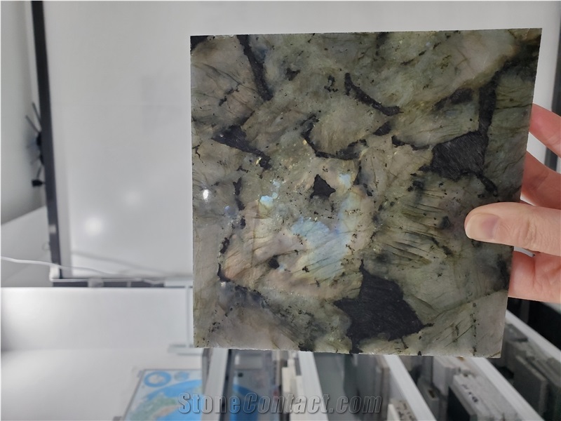 Madagascar Blue Labradorite Granite Slabs