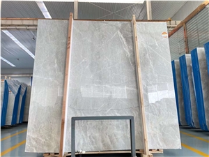 Natural Castle Grey Marble High Quality Polished Slab