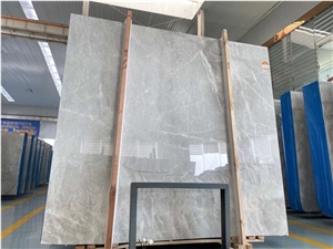 Natural Castle Grey Marble High Quality Polished Slab