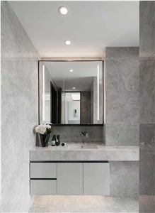 Natural Castle Grey Marble High Quality Polished Slab