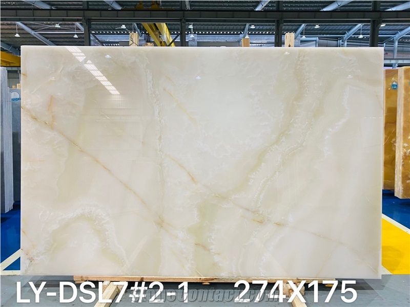 Natural Onyx Hot Sale White Onyx Slab Tile