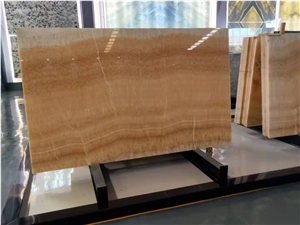 Natural Yellow Honey Onyx Jade Slab Tile