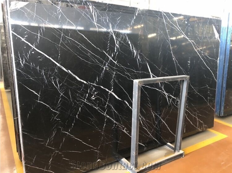 Nero Marquina Black Marble Natural Marble Slab