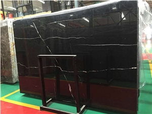 Nero Marquina Black Marble Natural Marble Slab