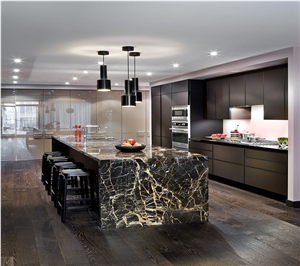 Nero St Laurent High Quality Black Marble Slab