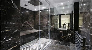 Nero St Laurent High Quality Black Marble Slab