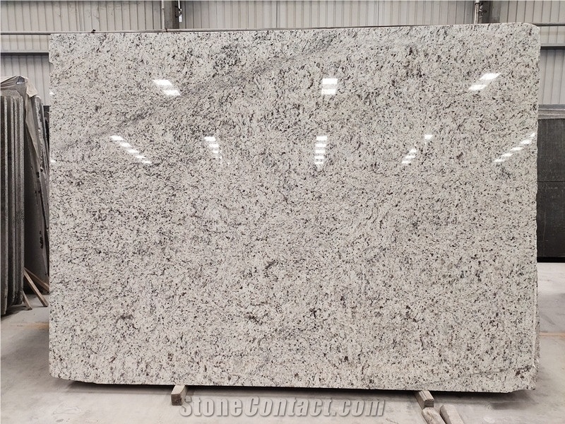 White Rose Granite Polished Kitchen Countertops Island Top