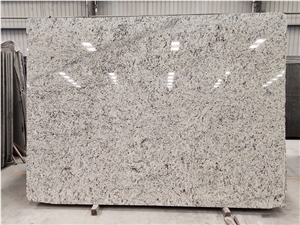 White Rose Granite Polished Kitchen Countertops Island Top